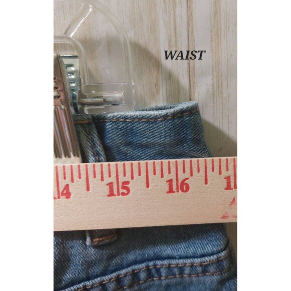 Commense Women's Vintage Denim High-Waisted Wide-Leg Jeans Size XL 33" Waist - Picture 8 of 10